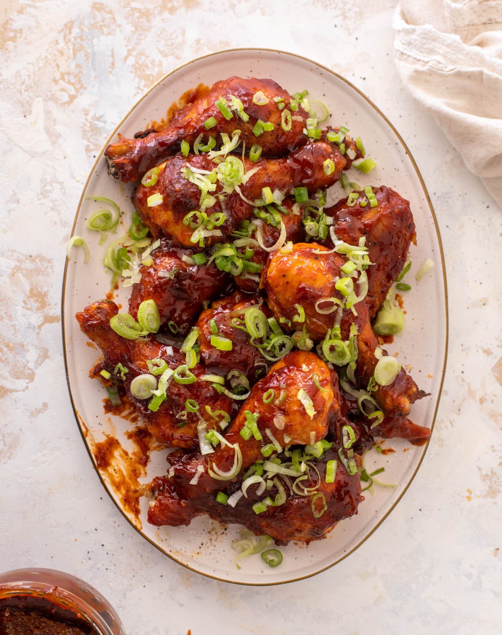 baked BBQ chicken drumsticks