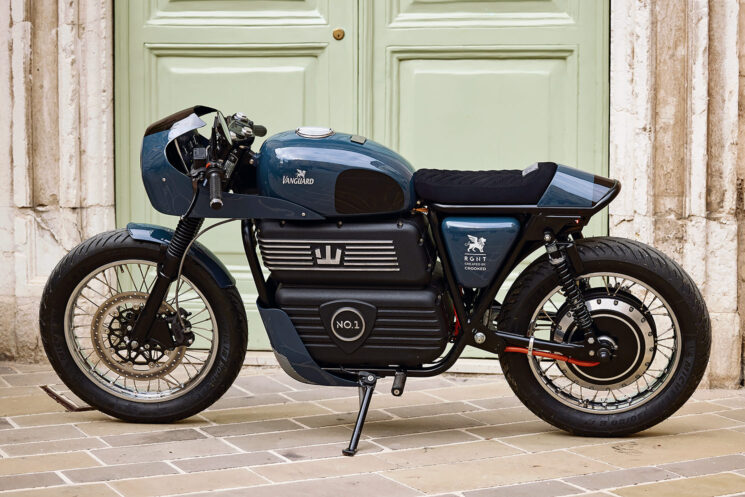 Vanguard x RGNT electric café racer by Crooked Motorcycles