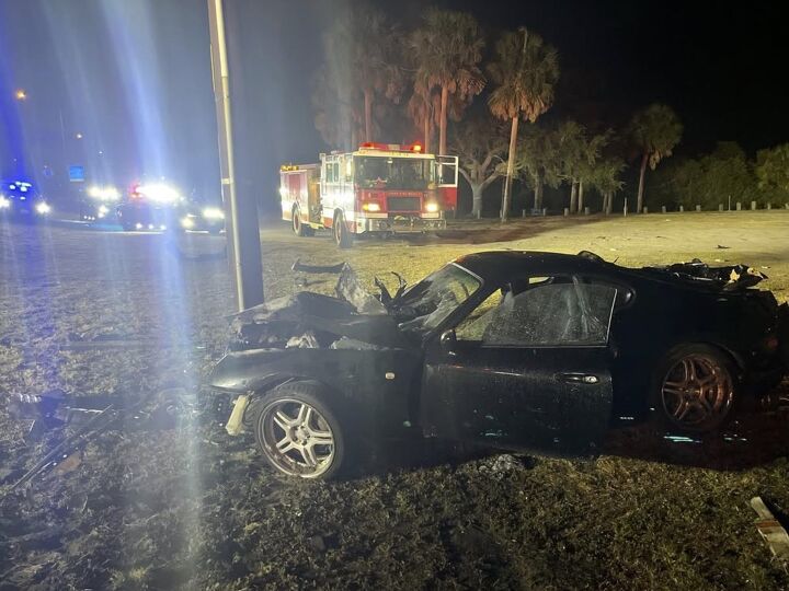 florida highway patrol pit maneuvers toyota supra at 100 mph