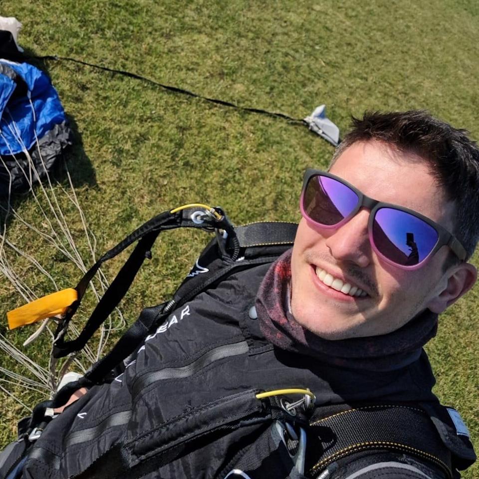 Adam Harrison, skydiving instructor