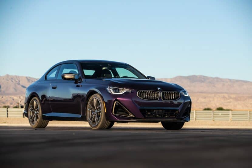 The BMW M240i in Thundernight Metallic