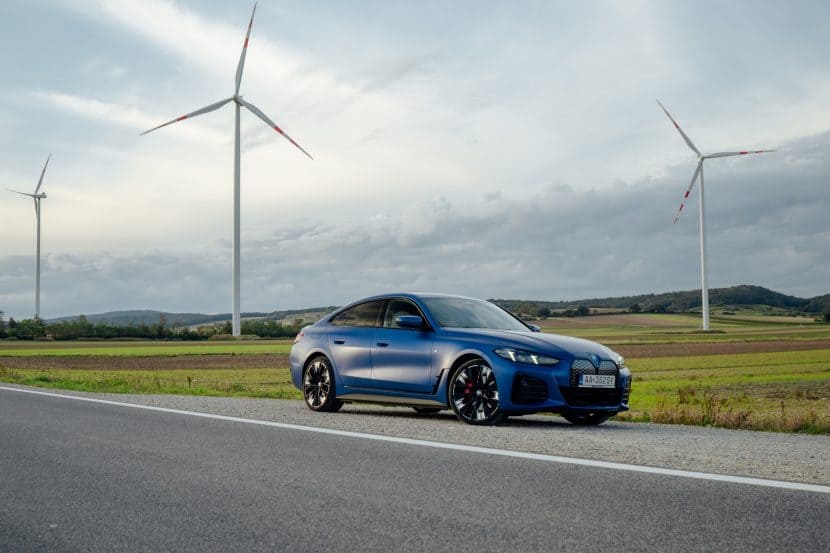 2025 BMW i4 Frozen Portimao Blue-27 BMW i4 on the road