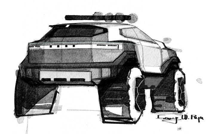 Hyndai Crater Concept Design Sketch