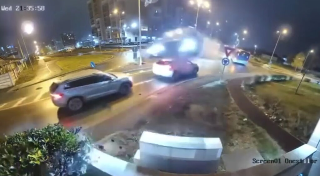  Mercedes Goes Flying Over Cars After Driver Passes Out. Guess Who Still Got Fined