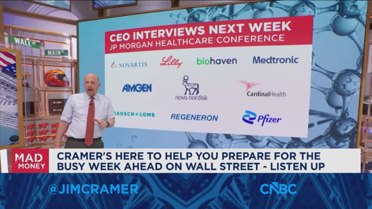 Jim Cramer looks ahead to next week's market moving moments