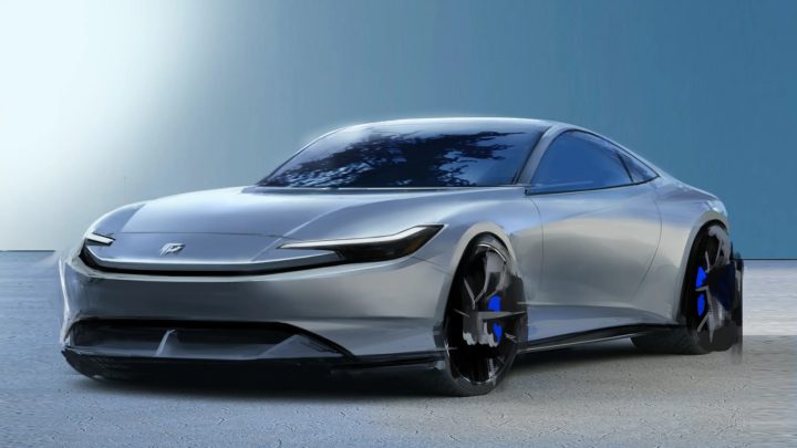 Honda Prelude Design Sketch Render